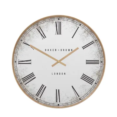 Wall Clock Gold