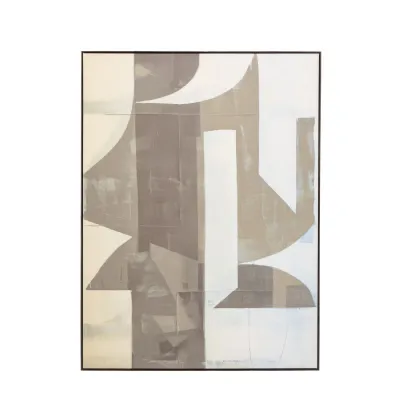 Abstract Framed Canvas