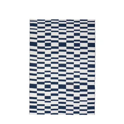 Jacquard Rug Blue Small