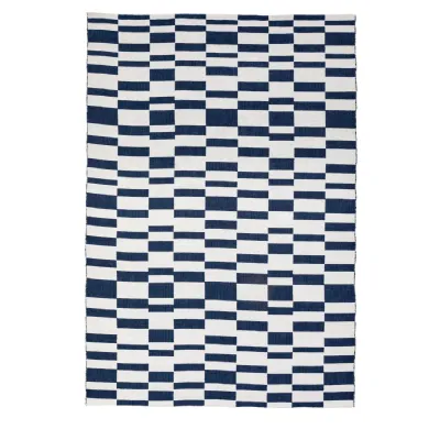 Jacquard Rug Blue Large