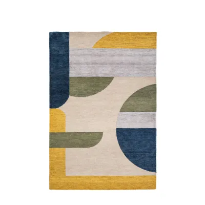 Multi Geo Wool Rug Small