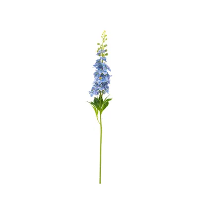 Hollyhock Floral Stem Tall Blue 12pk