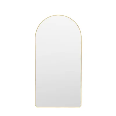 Large Arch Mirror Gold