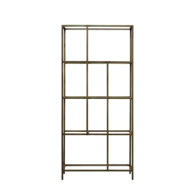 Bronze Glass Shelving Display Unit