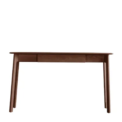 Madrid 1 Drawer Desk Walnut 1300x500x750mm