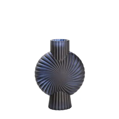 Cassis Vase Frosted Black Small 185x85x250mm