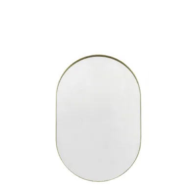 Hurston Elipse Mirror Champagne 600x30x900mm