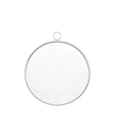 Bayswater Silver Round Mirror 610x700mm