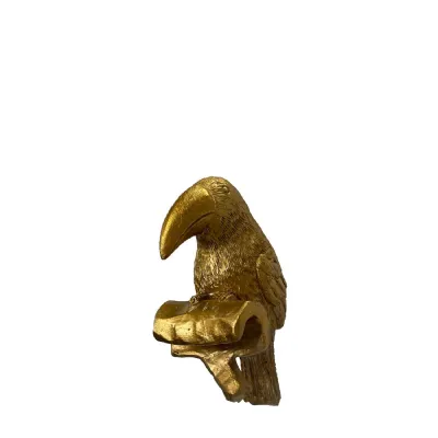 Grayson Toucan Pot Hanger Gold (2pk)