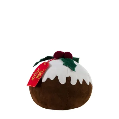 Pudding Doorstop Brown White