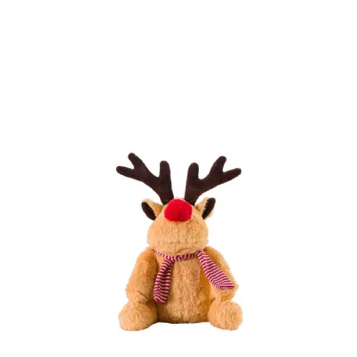 Festive Brown Reindeer Doorstop
