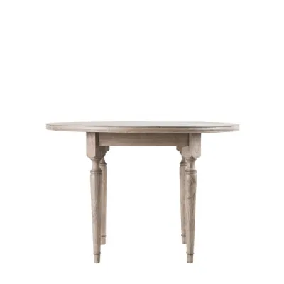 Mustique Round Dining Table 1100x1100x750mm