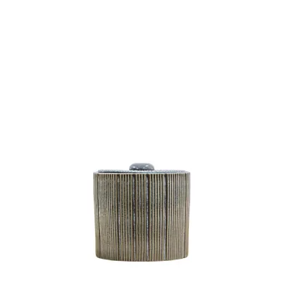 Estrid Jar Large Grey 200x200x190mm