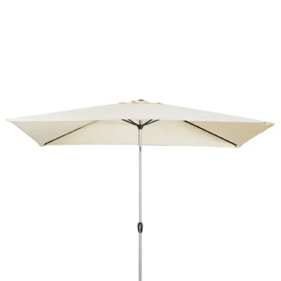 Cream Rectangular Parasol