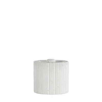 Estrid Jar Medium White 150x150x140mm