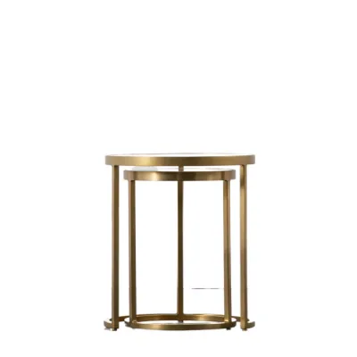 Rowe Nest of Two Tables Gold