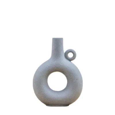 Soren Vase Light Grey 185x70x255mm