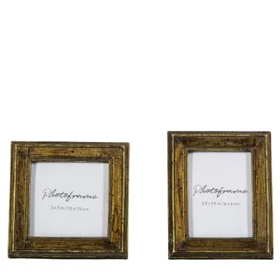 Exbury Photo Frame Mini Bronze (Set of 2)