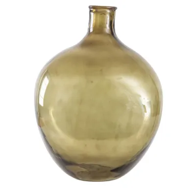 Burwell Bottle Vase Green 280x190x390mm