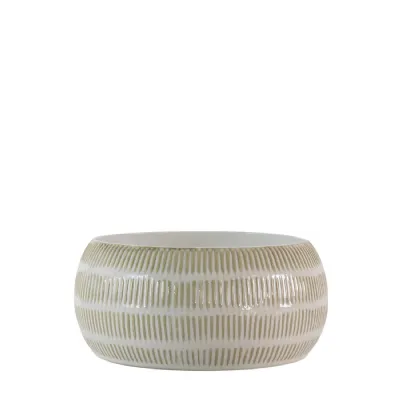 Abelia Bowl Natural Large 260x260x120mm
