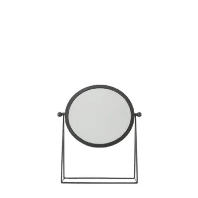 Black Industrial Dressing Mirror