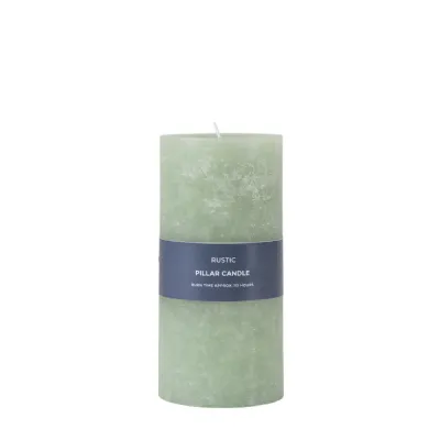 Sage Unscented Pillar Candle
