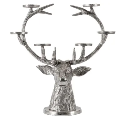 Stag Aluminium Candelabra