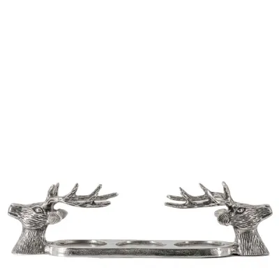 Stag Candleholder Aluminium 420x105x110mm