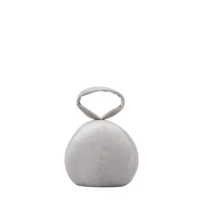 Natural Velvet Bell Doorstop