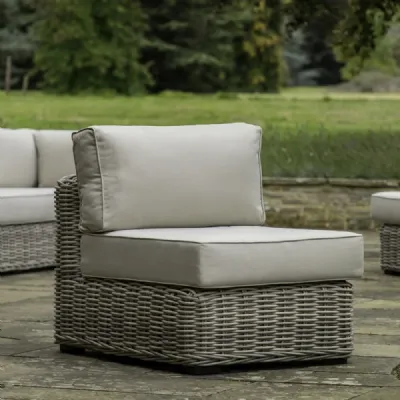 Natural Rattan Garden Outdoor 1 Seater Module