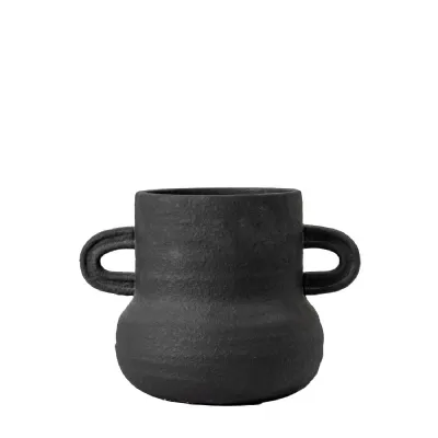 Gorki Vase Small Black 250x185x185mm