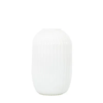 Fjord Vase Medium White 210x210x305mm