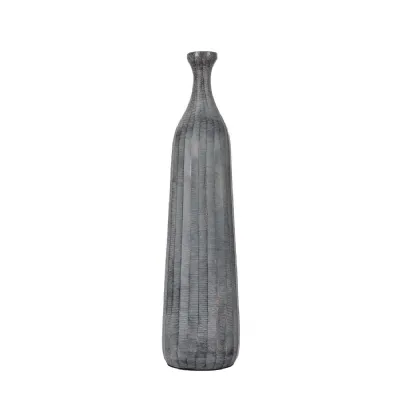 Enya Bottle Vase Medium Antique Grey 120x120x450mm