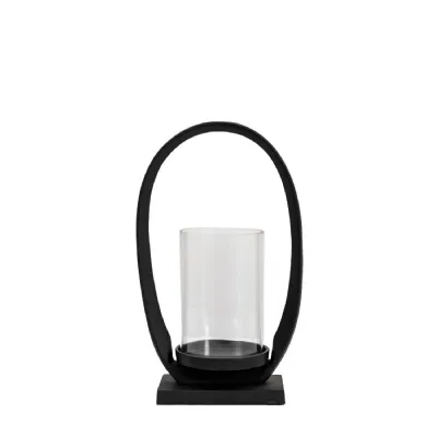 Hooper Lantern Small Black 195x110x325mm