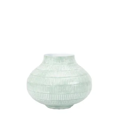 Emmy Vase Large Pale Sage 240x240x195mm