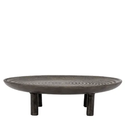 Black Modern Large Tray Coffee Table