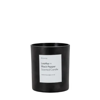 Aroma Votive Leather And Black Pepper 90x90x100mm