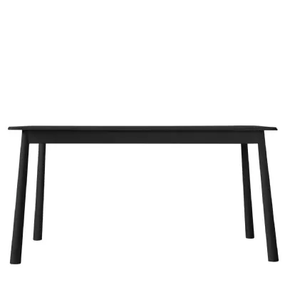 Black Oak Rectangular Dining Table