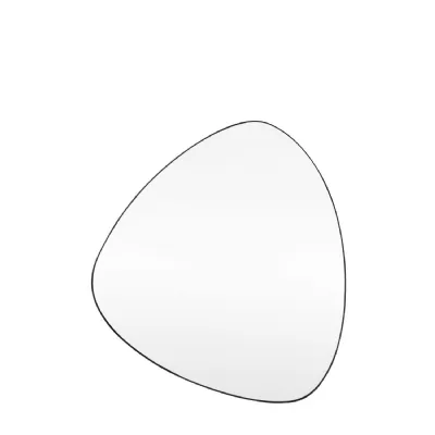Caesars Mirror Black 600x20x700mm