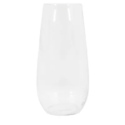 Feather Vase Large Clear 160x160x350mm