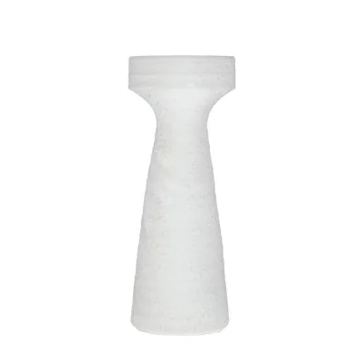 Luna Pillar Holder White 130x130x330mm