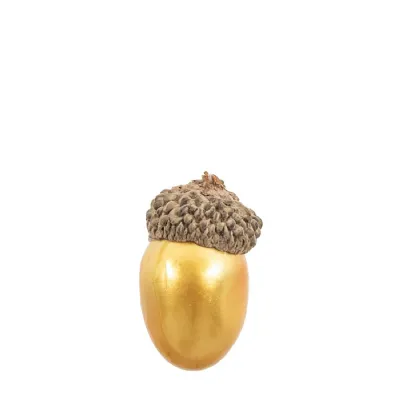 Acorn Tree Decorations Gold (Set of 15)120x70x60mm