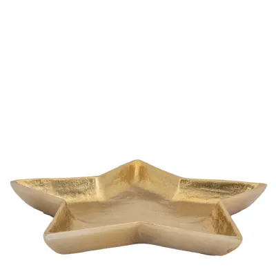 Gold Aluminium Star Tray