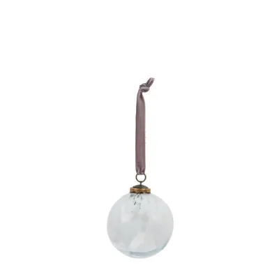 Lola Bauble White (Set of 6) 80x80x80mm