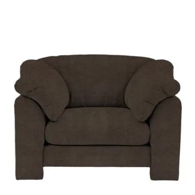 Verona Moody Fabric Armchair with Wrap Arm Cushions