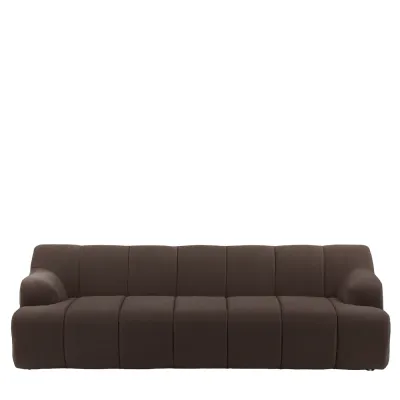 Verona Moody Fabric Retro 3 Seater Sofa Standard Back