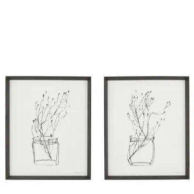 Delicate Nature Framed Art Set of 2