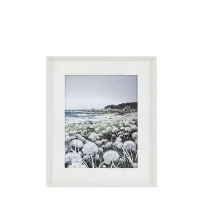White and Wild Flowers II Framed Art