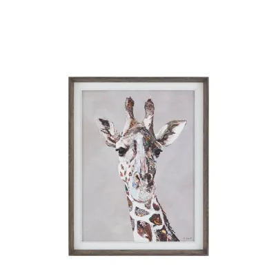MULTICOLOURED the Wild I Framed Canvas