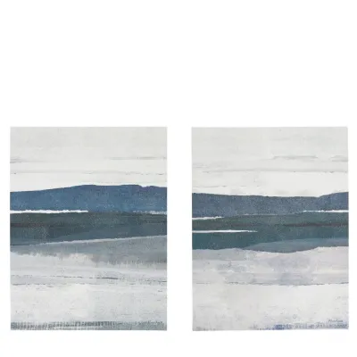Calm and Collected Framed Canvas Set of 2